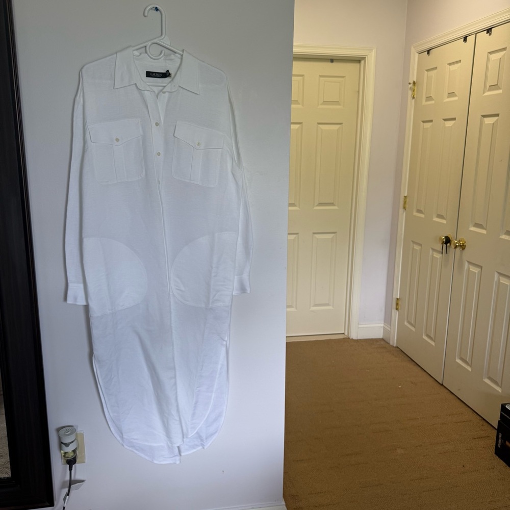 Ralph Lauren Classic White Shirt Dress